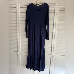 Bass Navy Long Sleeve Dress NWT